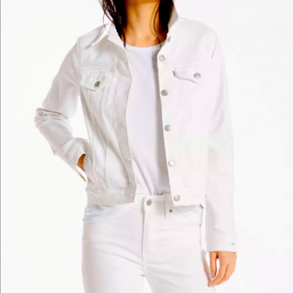 Levi’s Original Trucker White Jacket Size M